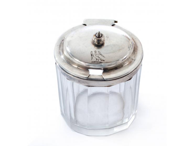 Honey Dish of Rebbe Rashab of Lubavitch – On the Rebbe's Table Throughout the Festivals of Tishrei – With Letter of Authenticity Signed by His Granddaughter Rebbetzin Chanah Gurary
