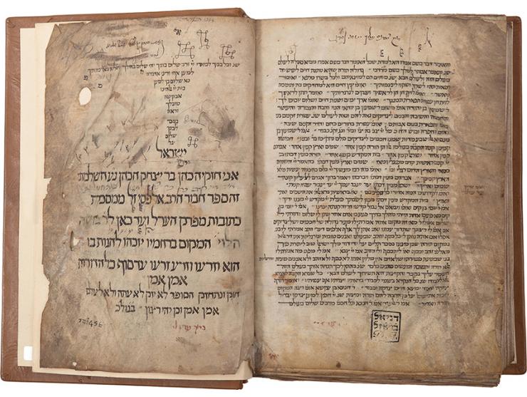 Manuscript on Parchment – Hilchot HaRif on Many Tractates – Spain, 14th Century –