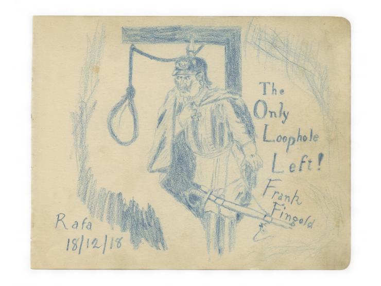Album of Drawings – Souvenir from Soldiers of the Jewish Legion – 1918-1919